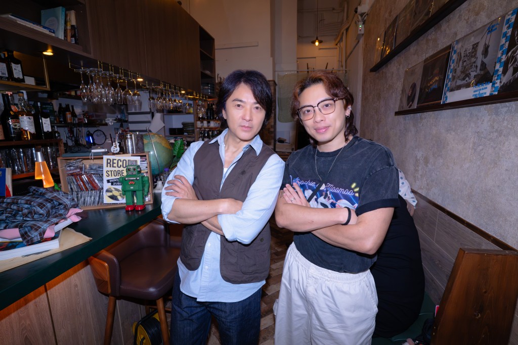 伊健頭號Fans、樂隊Nowhere Boys主音Van突然探班。