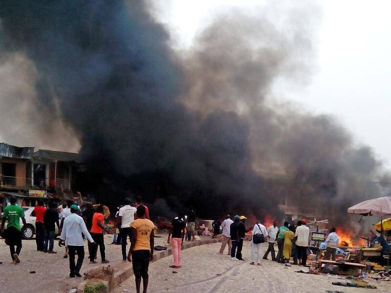 尼日利亚经常发生自杀式袭击。美联社资料图片
