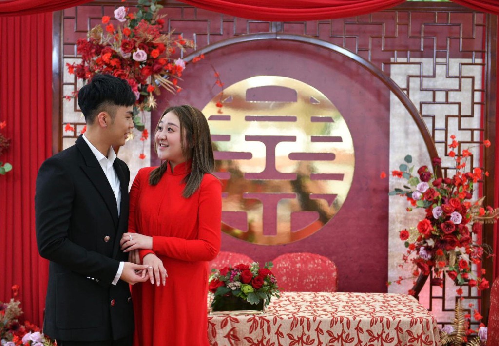 二人正式成為夫婦。
