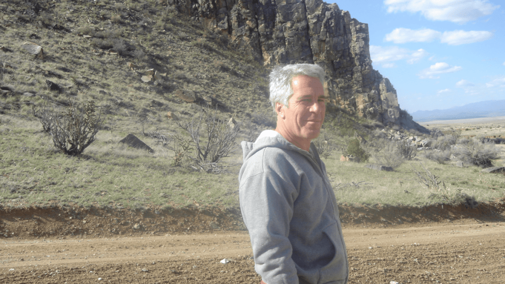 愛潑斯坦生前照片。路透社