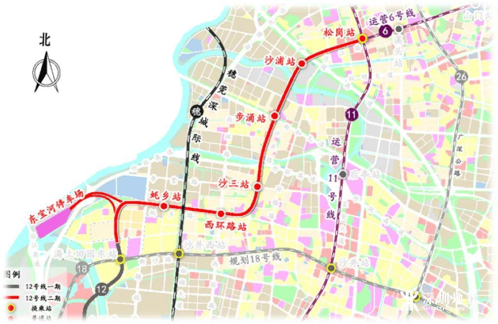 深圳5条地铁线路年内开通。