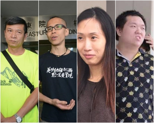 由左至右:張貴財、周諾恆、葉寶琳及黃根源。資料圖片