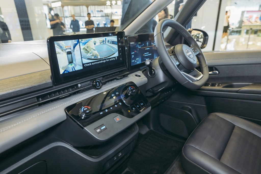 全新日產Nissan Serena e-POWER開售，車廂內裝散發日系現代簡約風，空間寬敞充足。
