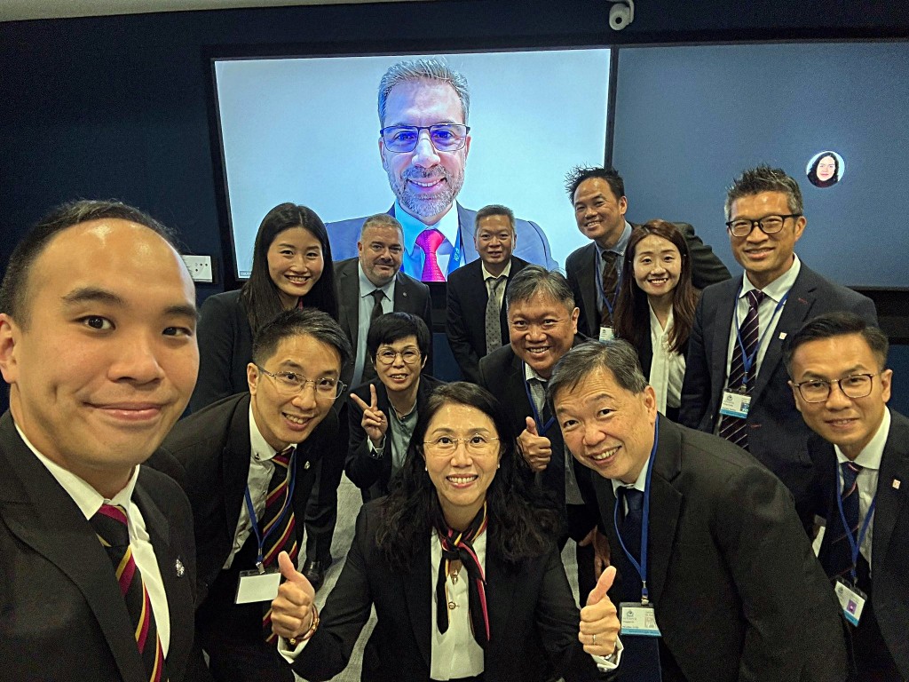 警方再參加「國際誠信管治圓桌會議」。警方提供