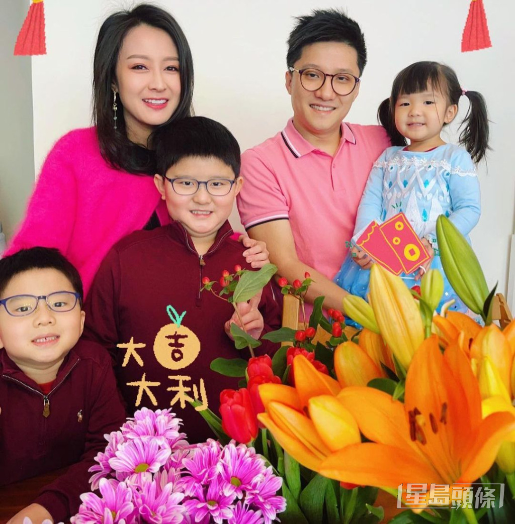 陈倩扬拥有三子女。