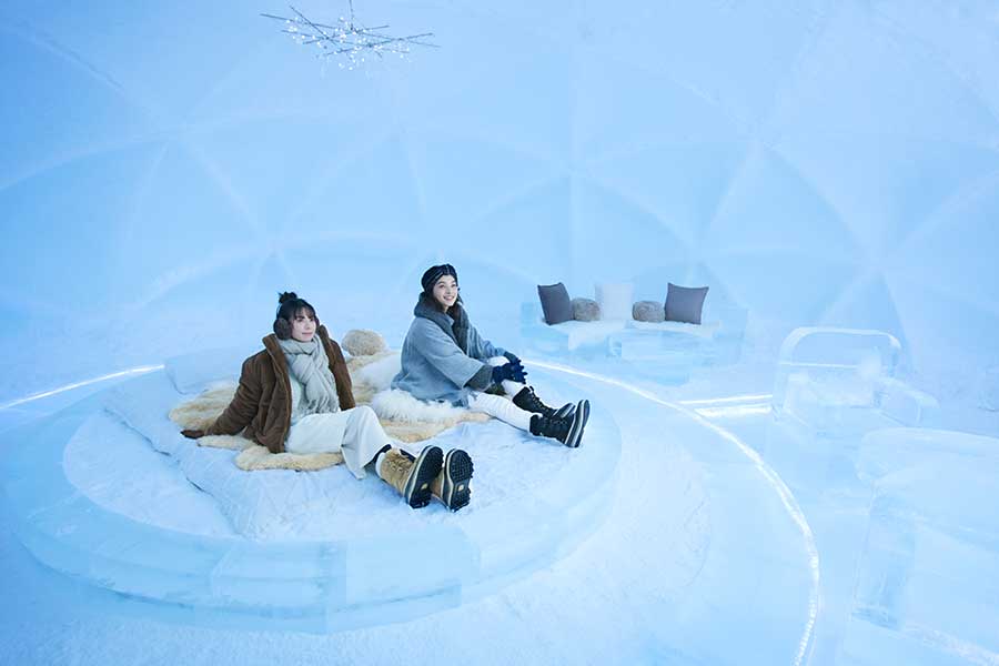 冰酒店是Ice Village最矚目的設施之一。