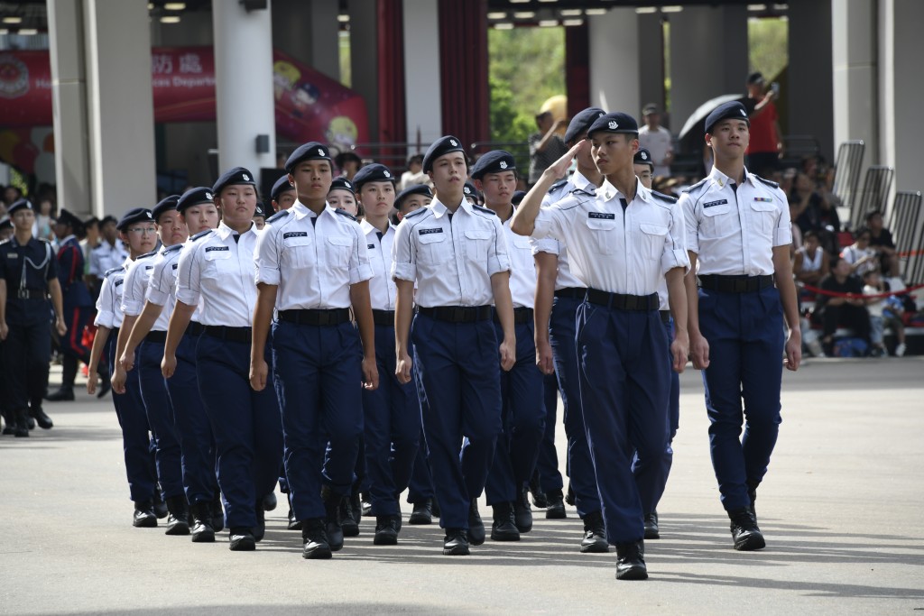 大匯演有各紀律部隊和輔助部隊，以及青少年制服團體參與。