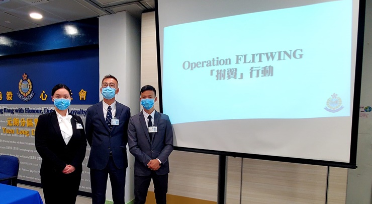 元朗警區今月採取執法行動拘捕26人,懷疑與多宗網上騙案有關。