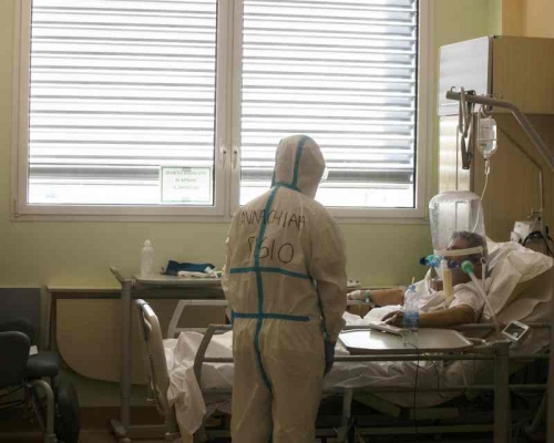 意大利仍是死亡病例最多的國家。AP  