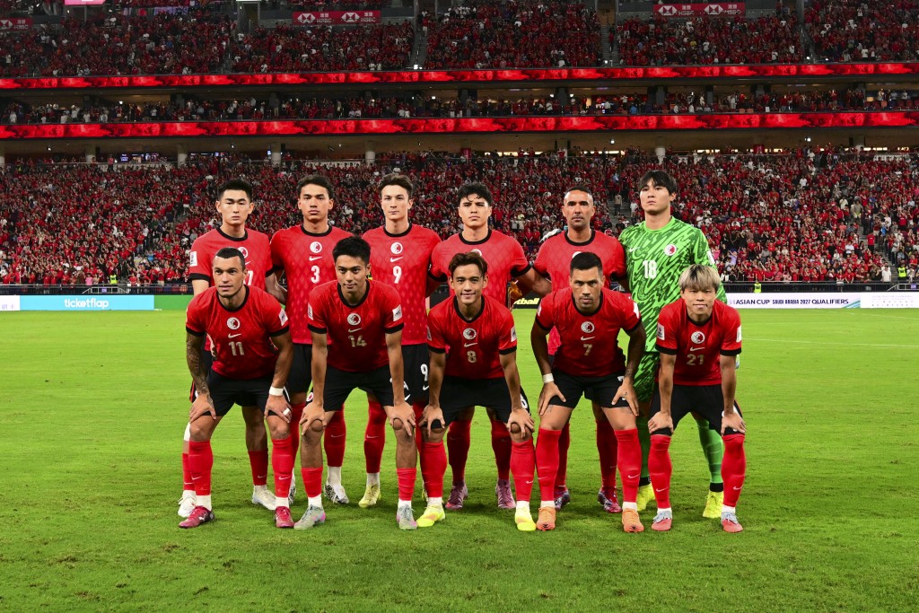 港隊18日主場迎戰新加坡生死戰。攝影：廖偉業