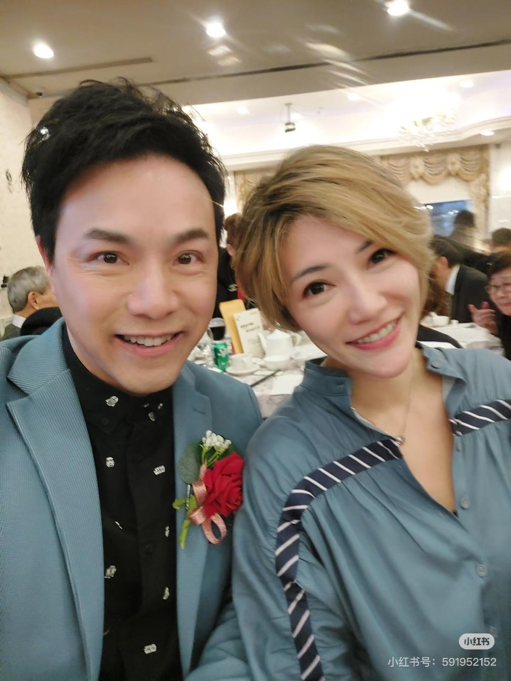 章志文亦有遇到圈中人李璧琦。 章志文亦有遇到圈中人李璧琦。