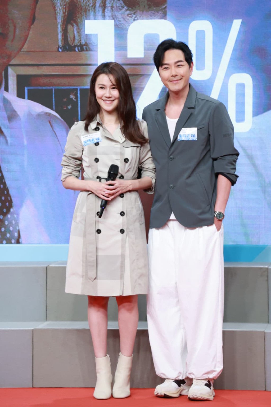 蕭正楠笑指太太黃翠若然外貌似外父，他們不會結婚。