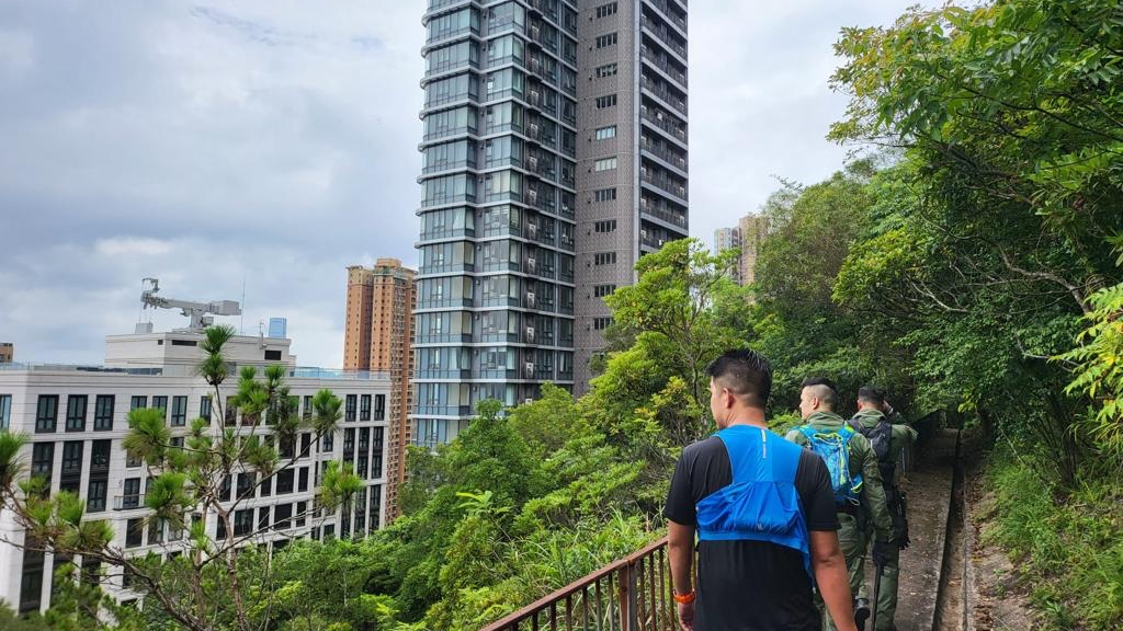 警方在半山一帶加強巡邏。警方圖片