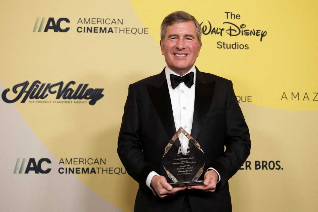 美國電影協會行政總裁里夫金要求字節跳動立即停止侵權行為。路透社