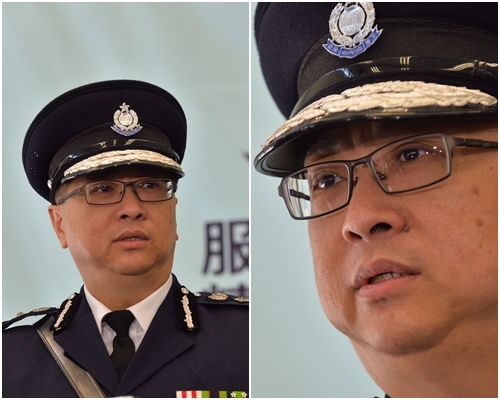 談到「七警案」時，盧偉聰難掩一臉愁容。