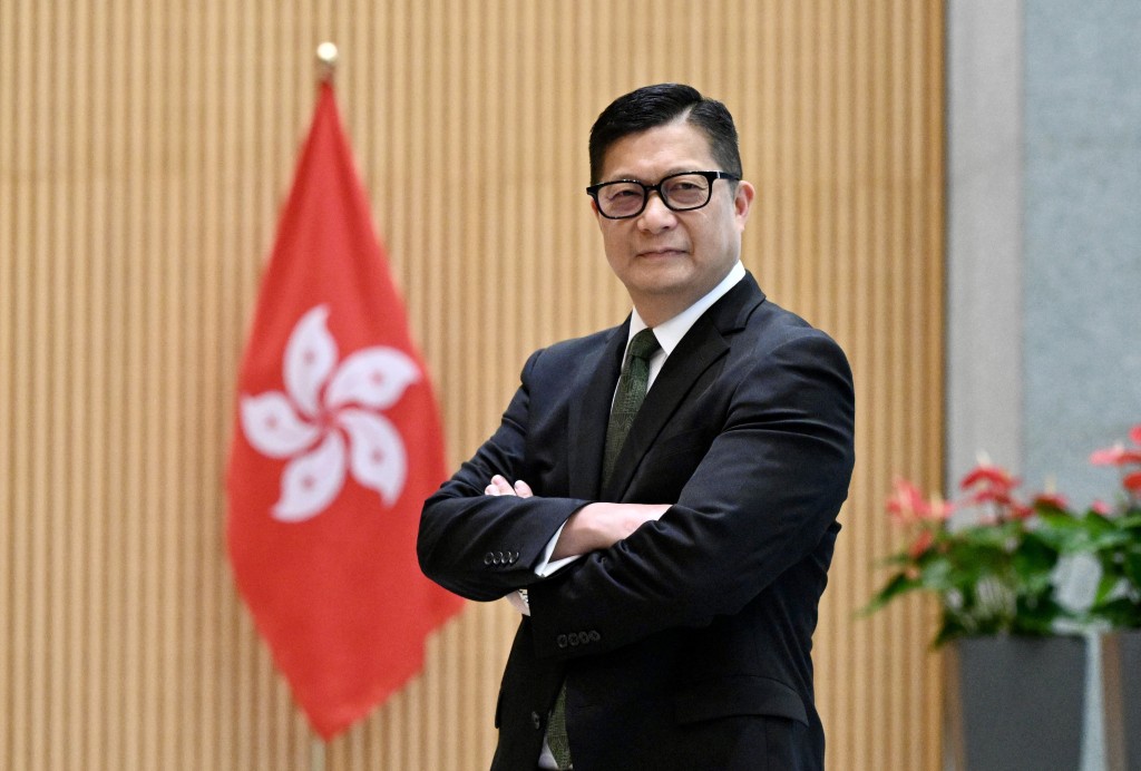 保安局局長鄧炳強。 保安局局長鄧炳強。