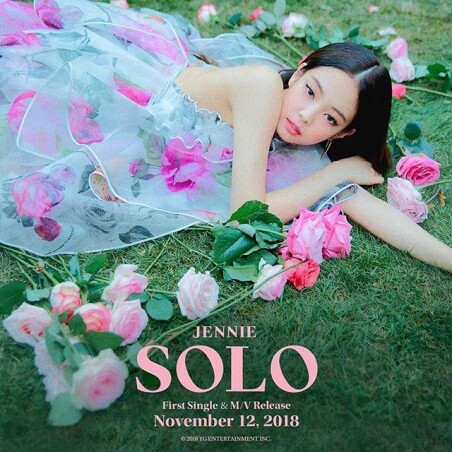 Jennie是BLACKPINK第一位單飛成員，她於18年推出個人曲《SOLO》。