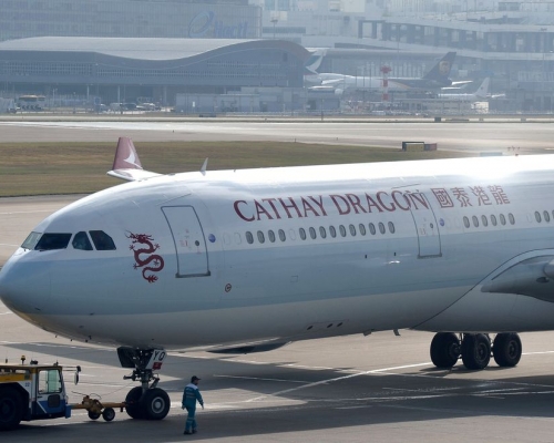 港龍航空客機。資料圖片