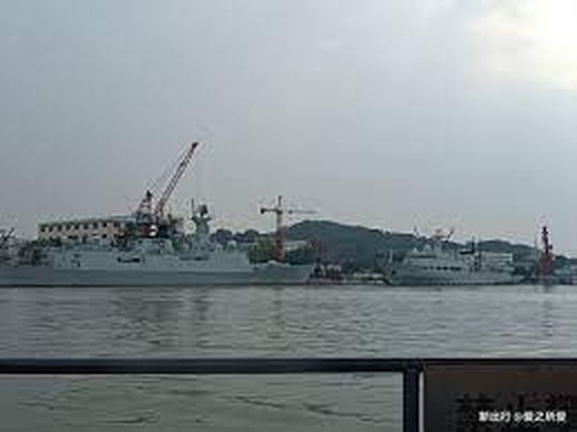 互聯網不時都會有網友好奇拍下軍港戰艦的圖片。