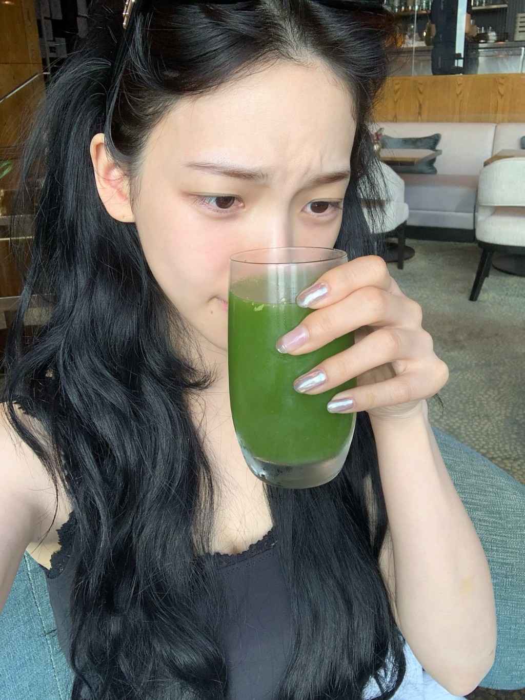 Karina并非靠盲目的极端节食维持高水准状态。