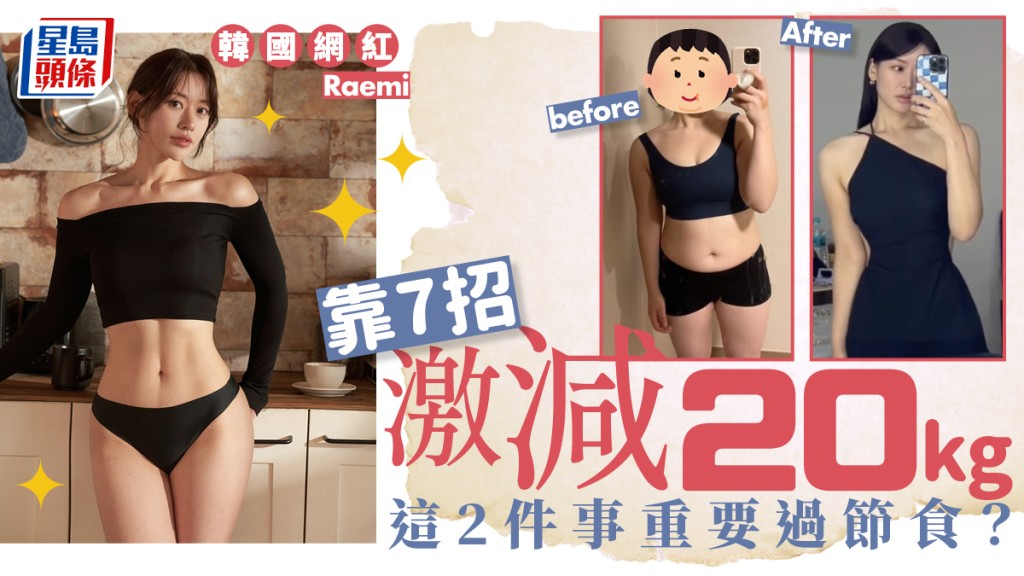  韓國網紅靠7招激減20kg 這2件事重要過節食？