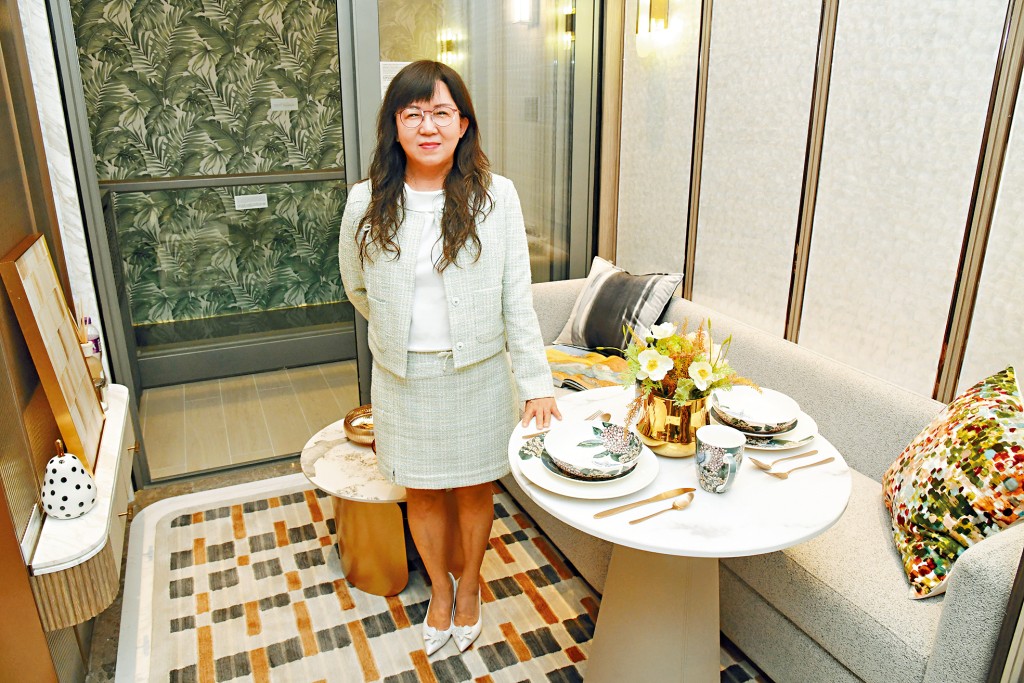 九建陳淑芳表示，減息對整體樓市及經濟有提振作用。