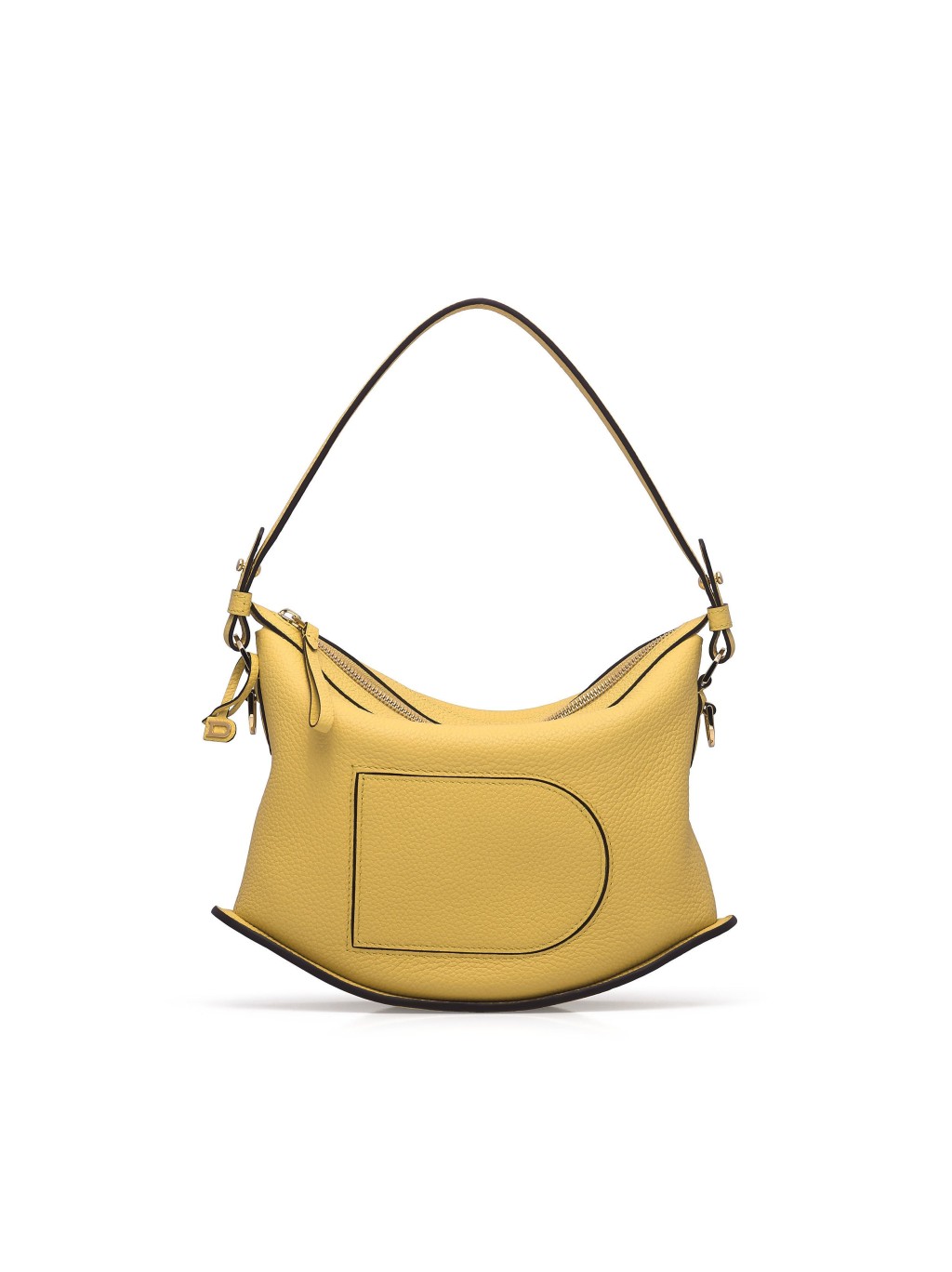 Pin Swing手袋以觸感柔潤奢華的Taurillon小牛皮精心打造。