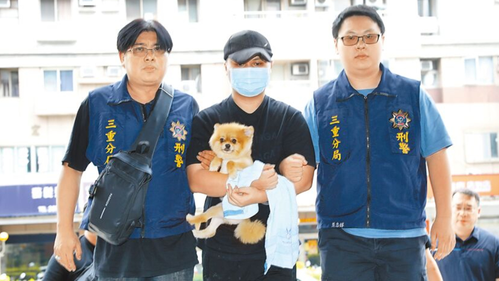 台婆孙三尸灭门案疑凶携犬逃亡6天被捕。 中时