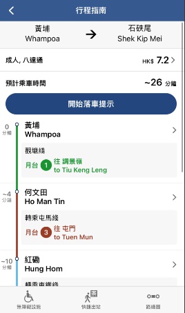 由於觀塘綫何文田至太子站暫停服務，乘客需在何文田站轉乘屯馬綫，再在鑽石山站轉乘觀塘綫才能到達石硤尾站。資料圖片