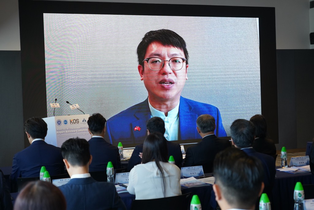 勞福局副局長何啟明透過預錄短片表示,人才是地區及社會發展的重中之重。 勞福局副局長何啟明透過預錄短片表示,人才是地區及社會發展的重中之重。