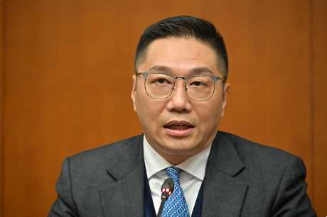 批發及零售界議員、自由黨邵家輝。資料圖片 批發及零售界議員、自由黨邵家輝。資料圖片