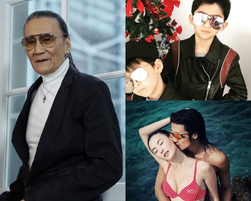 謝賢談及一對孫仔與霆鋒、栢芝的婚姻。