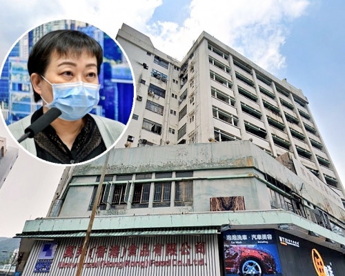 張竹君(小圖)指大圍交通城現小型爆發。資料圖片
