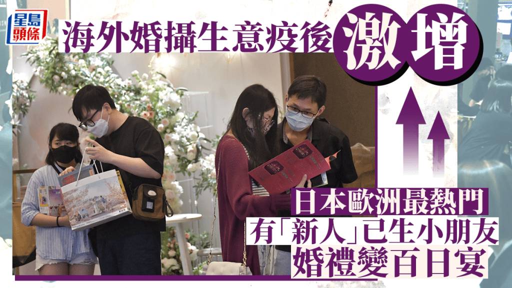 婚宴市場復甦,不少因疫情推遲婚禮的客人紛紛在今年補辦婚禮。 陳極彰攝