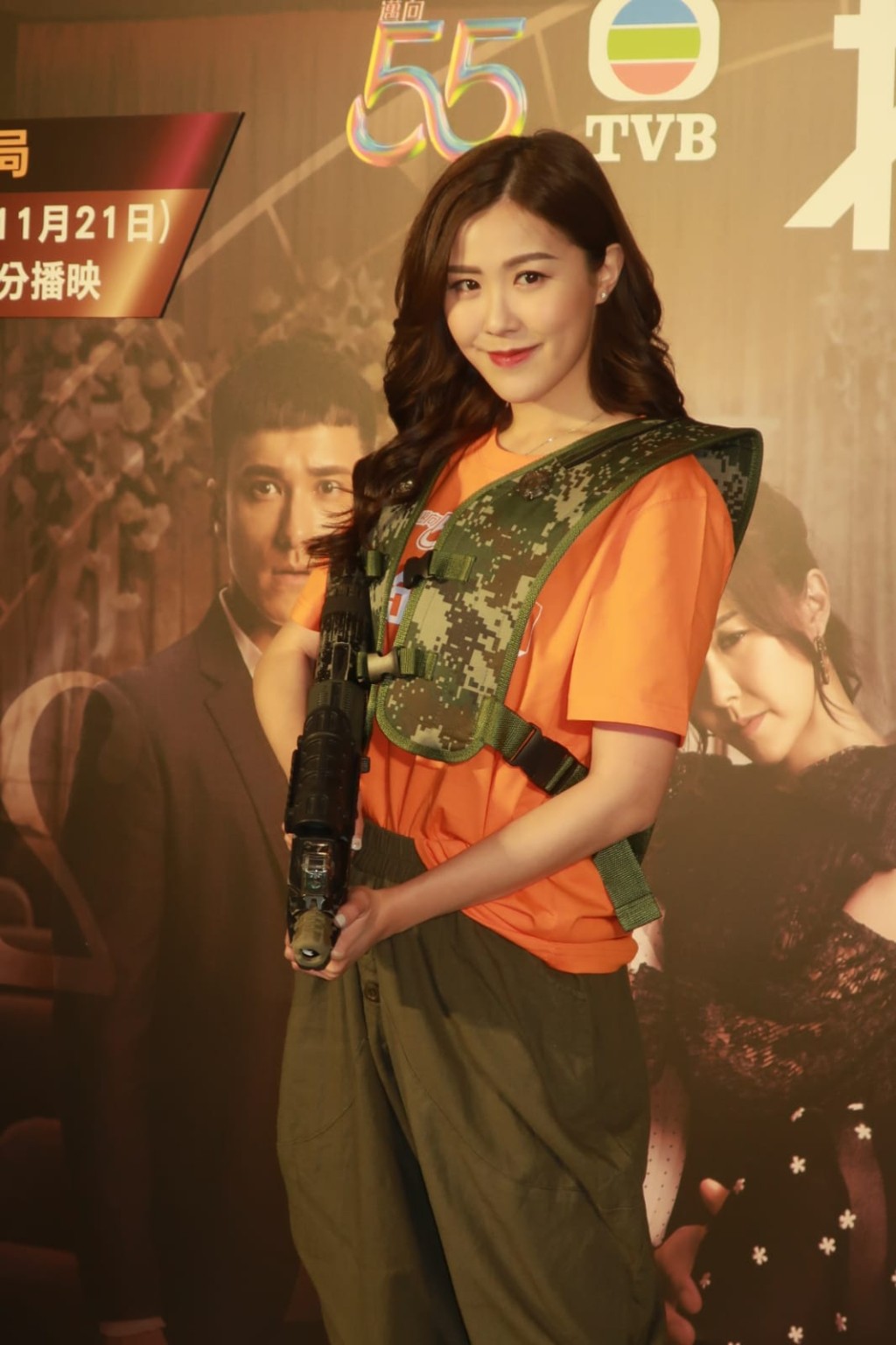 劉佩玥拍槍戰戲會格外小心。