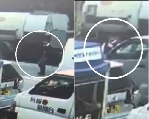 闭路电视画面。读者提供