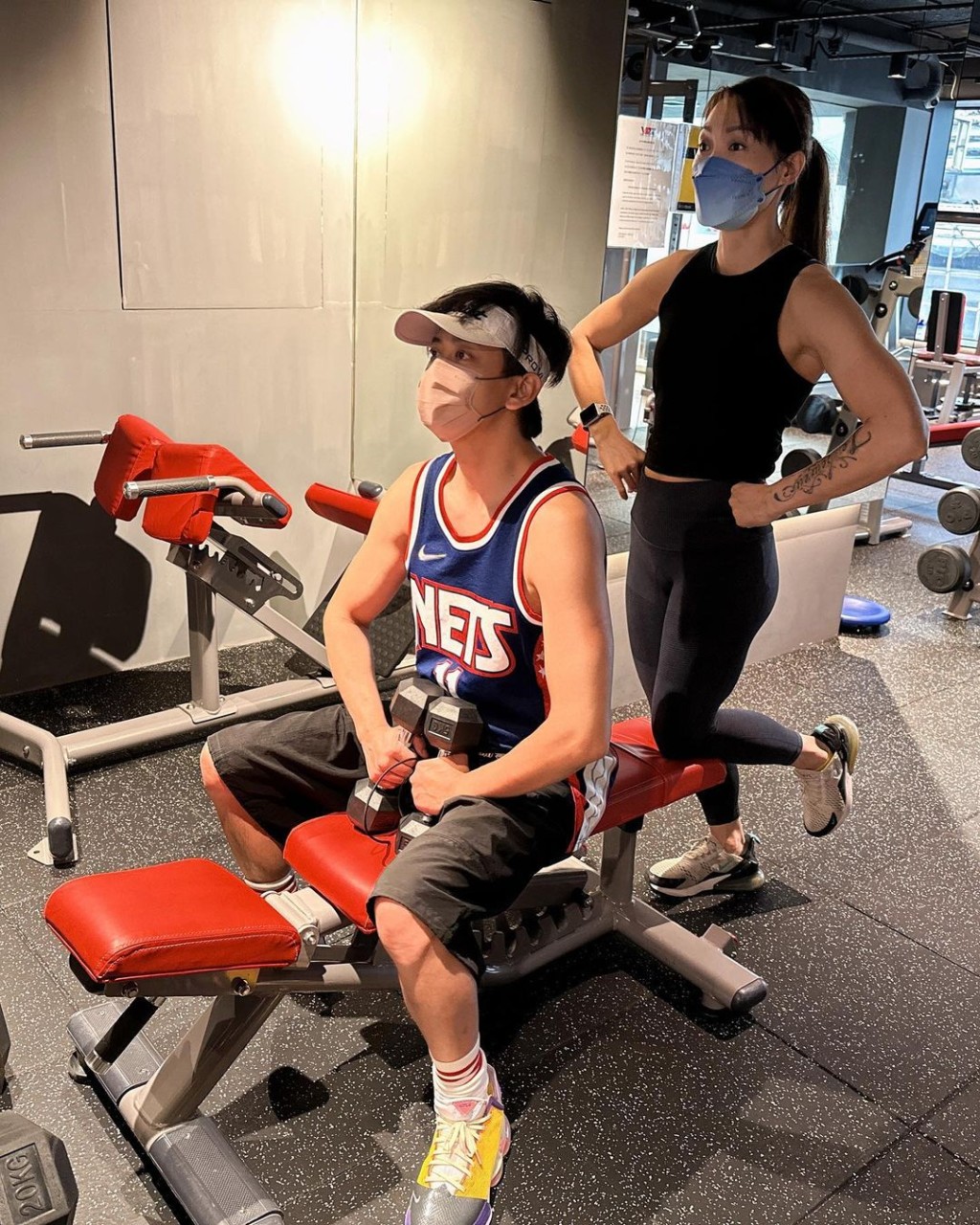 為開Show努力做Gym。