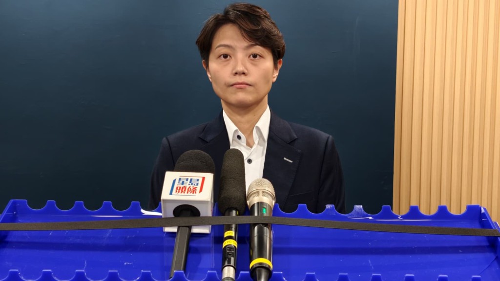 元朗警區刑事調查隊高級督察林靈珊交代案情。黃文威攝 元朗警區刑事調查隊高級督察林靈珊交代案情。黃文威攝