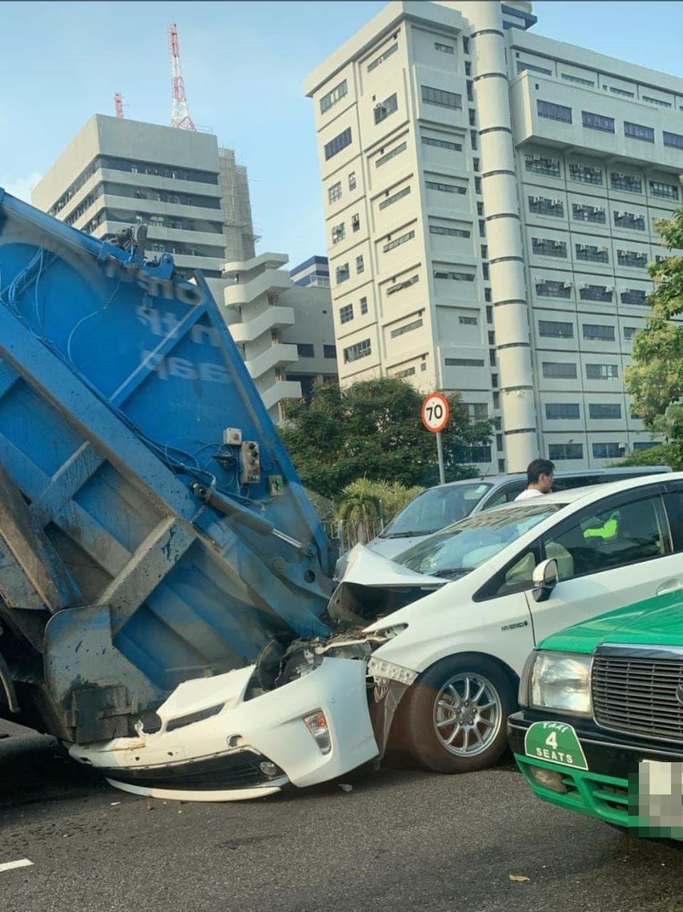 現場為大埔太和路及南運路交界。大埔Tai Po FB群組