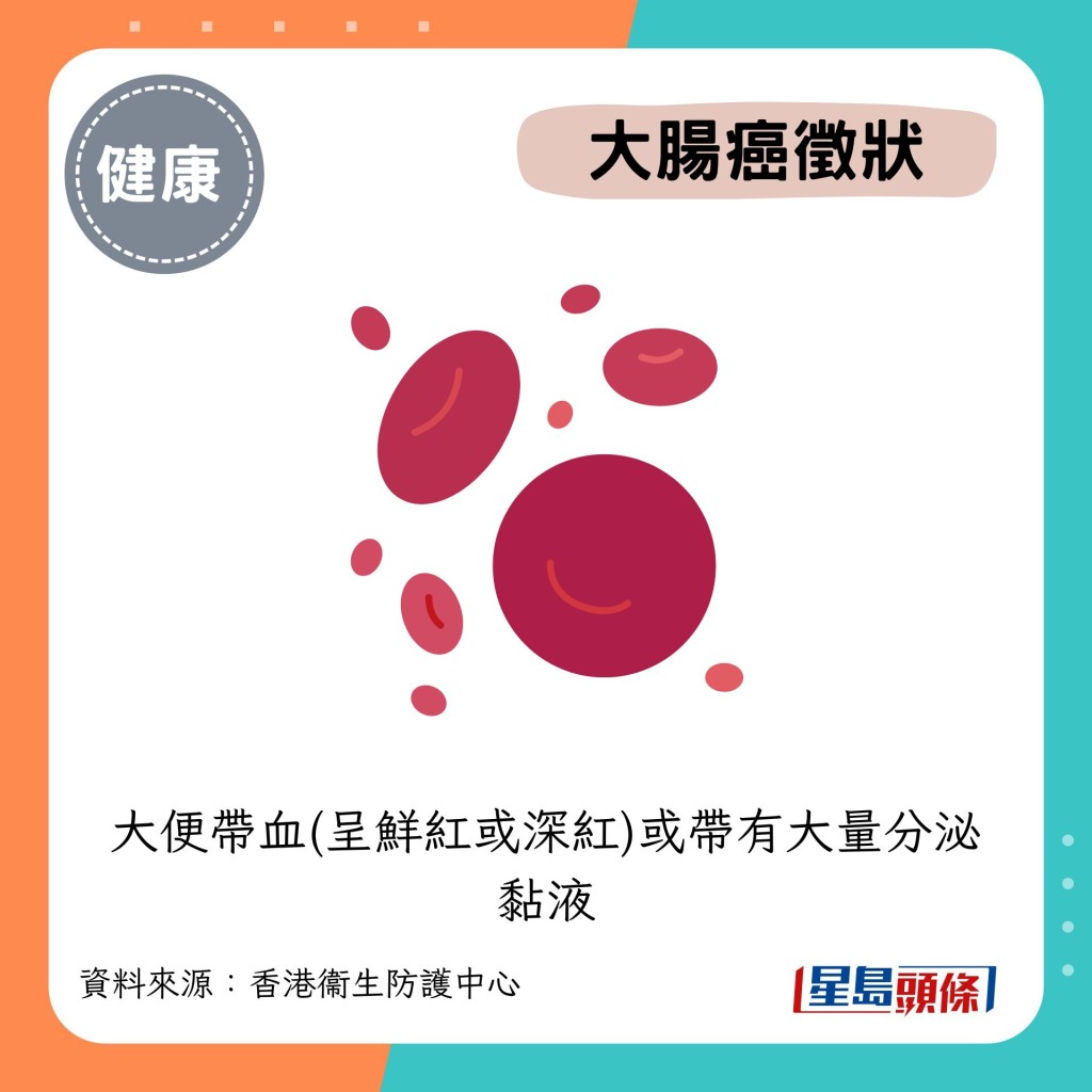 大便带血(呈鲜红或深红)或带有大量分泌黏液 大便带血(呈鲜红或深红)或带有大量分泌黏液