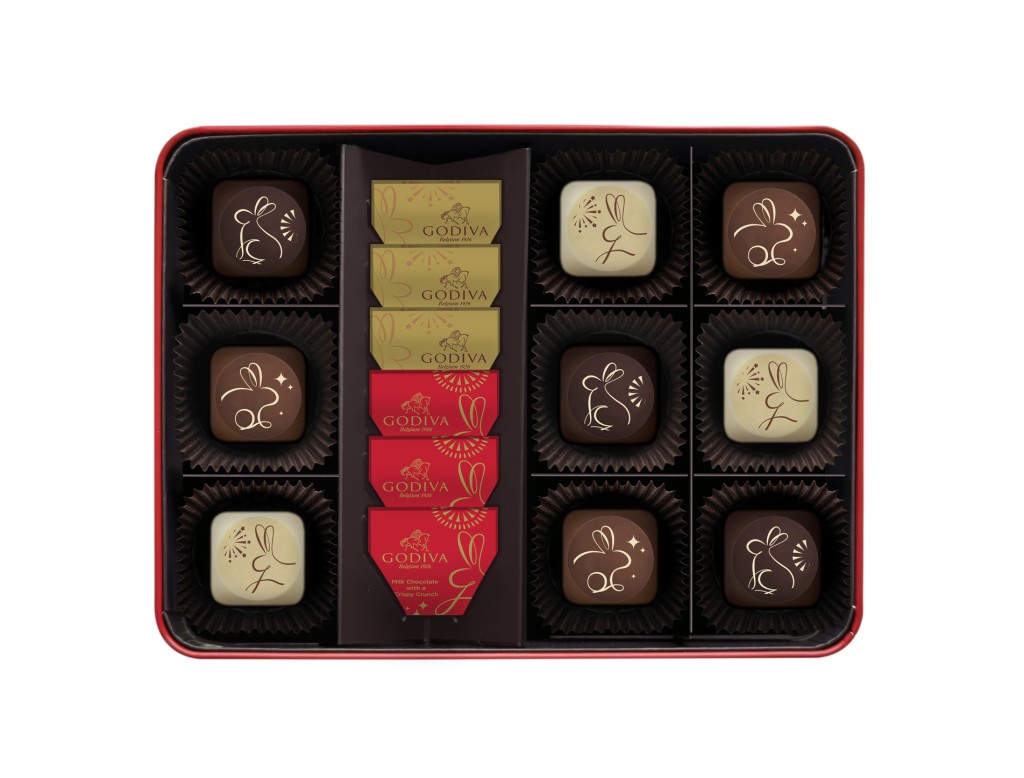 新年巧克力鐵盒15顆裝 $469