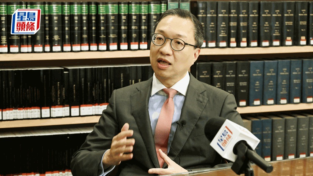 林定國強調國安法不會影響市民遊行集會自由,又提醒不能為求目的不擇手段。資料圖片