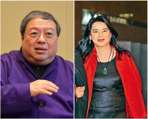 何志平的律師向法庭呈上包括胡慧中(右)在內的149封求情信 。資料圖片