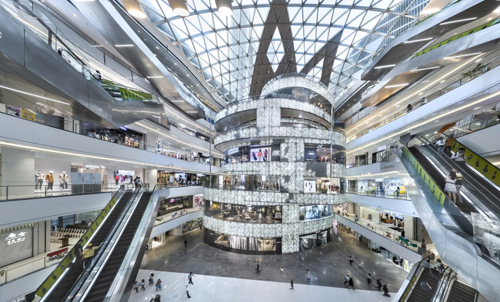 深圳的新型大型商场。资料图片