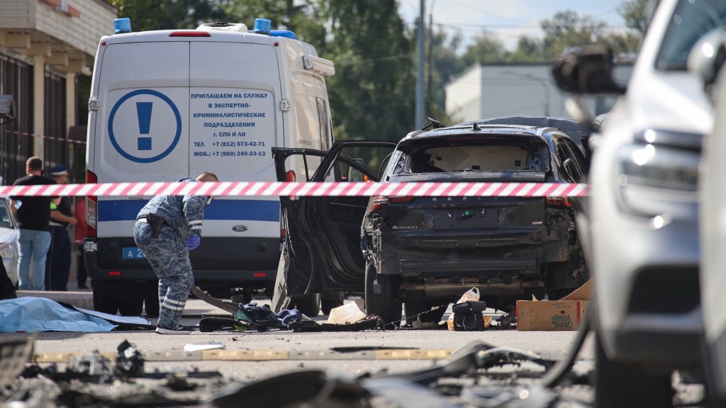 俄罗斯圣彼得堡汽车爆炸，现役陆军中校当场身亡。 路透社