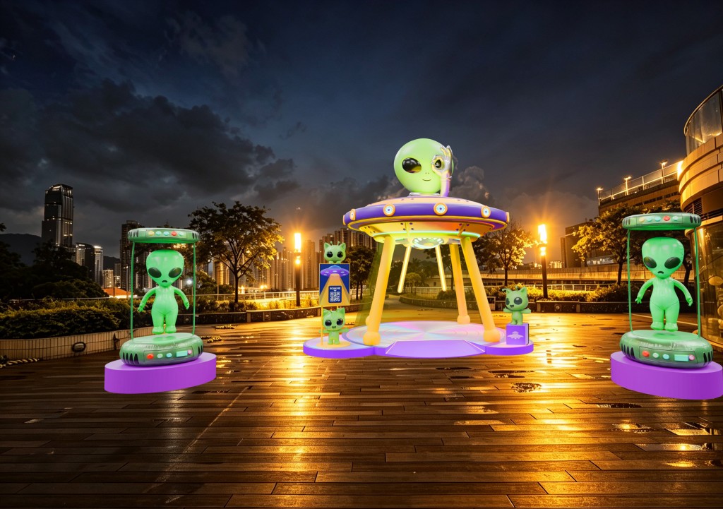 一同前來青衣城2期戶外空間展開神秘星際探險。 一同前來青衣城2期戶外空間展開神秘星際探險。