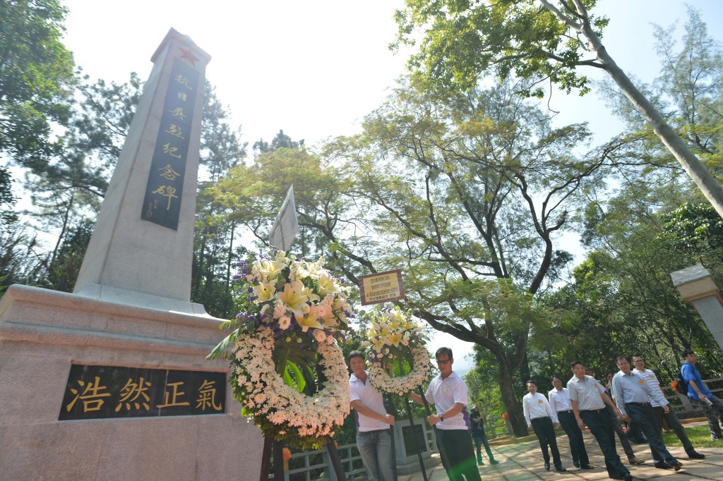 圖為烏蛟騰抗日英烈紀念碑。資料圖片