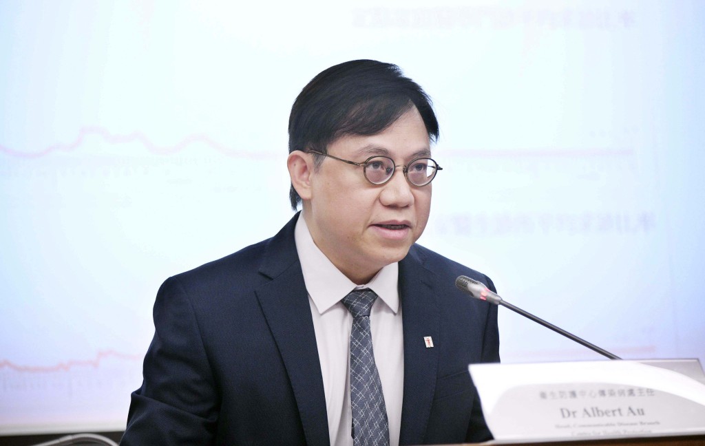 歐家榮表示,本港目前已經正式踏入一個新的流感季節。資料圖片 歐家榮表示,本港目前已經正式踏入一個新的流感季節。資料圖片