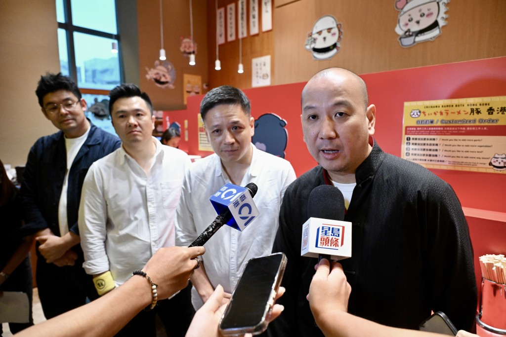 左起：日本PARCO IP授權業務開發部經理廣瀬大二郎、Flames Concepts共同創辦人Jason Yeung、Willie Hu、All Rights Reserved 創辦人林樹鑫。