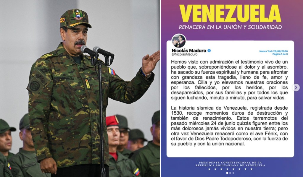 馬杜羅今年年初被捕。nicolasmaduro@instagram